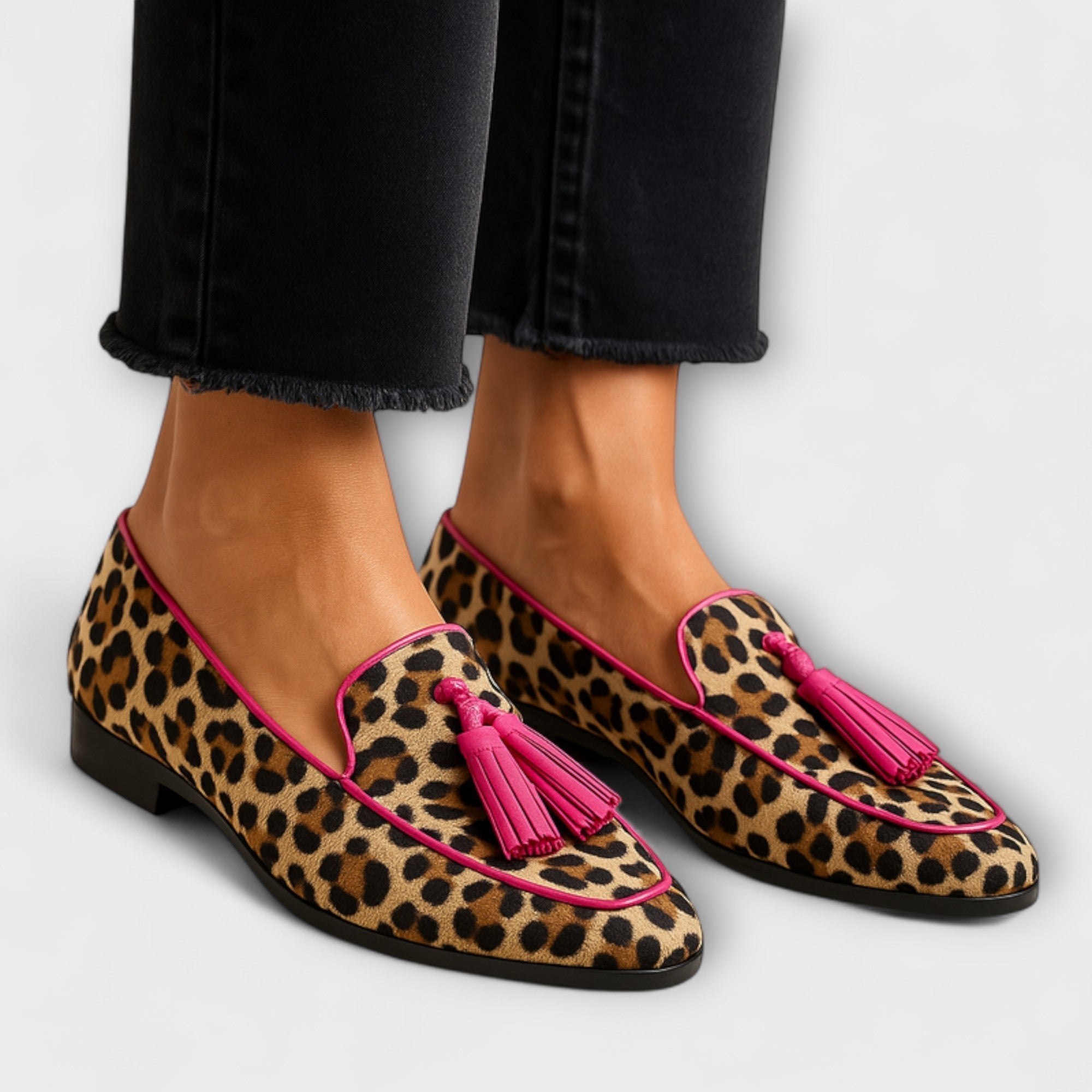 Lana - Slipper med Frynser