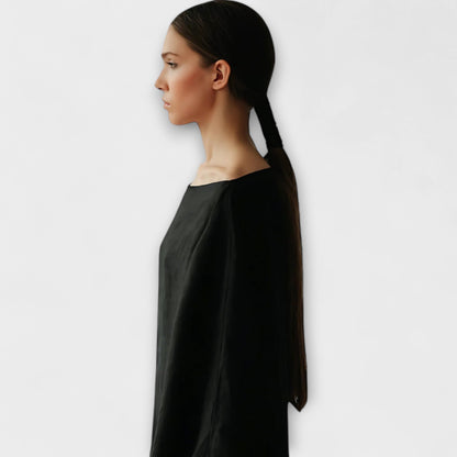 Dana - Kimono Kjole lavet af Linned og Bomuld