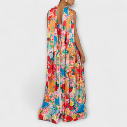 Harlow - Off-Shoulder Blomster Maxi Kjole
