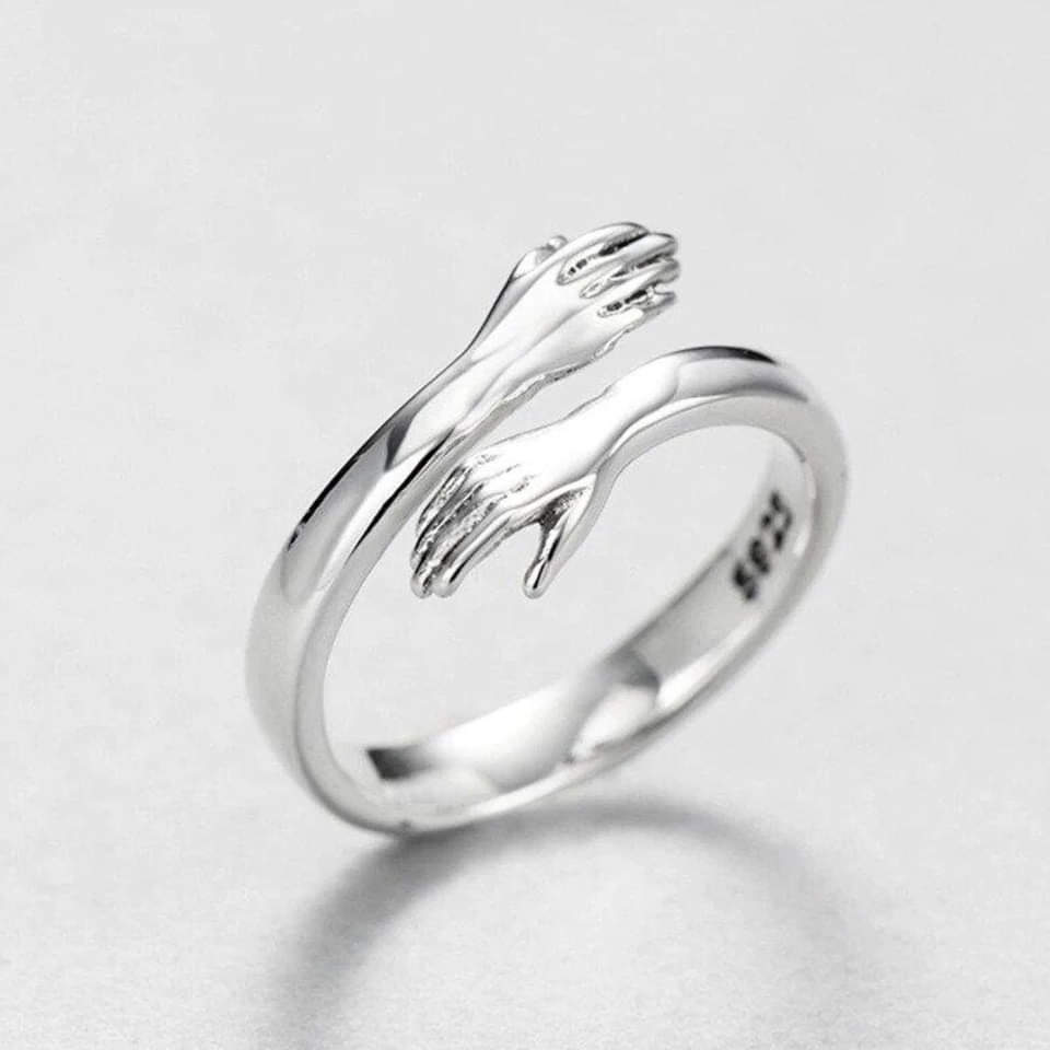 Sølv Omfavn Ring