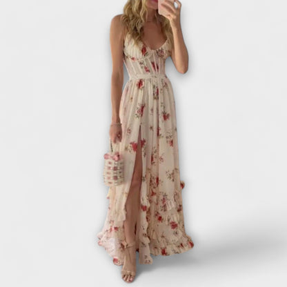 Hazel - Kjole med Blomsterprint