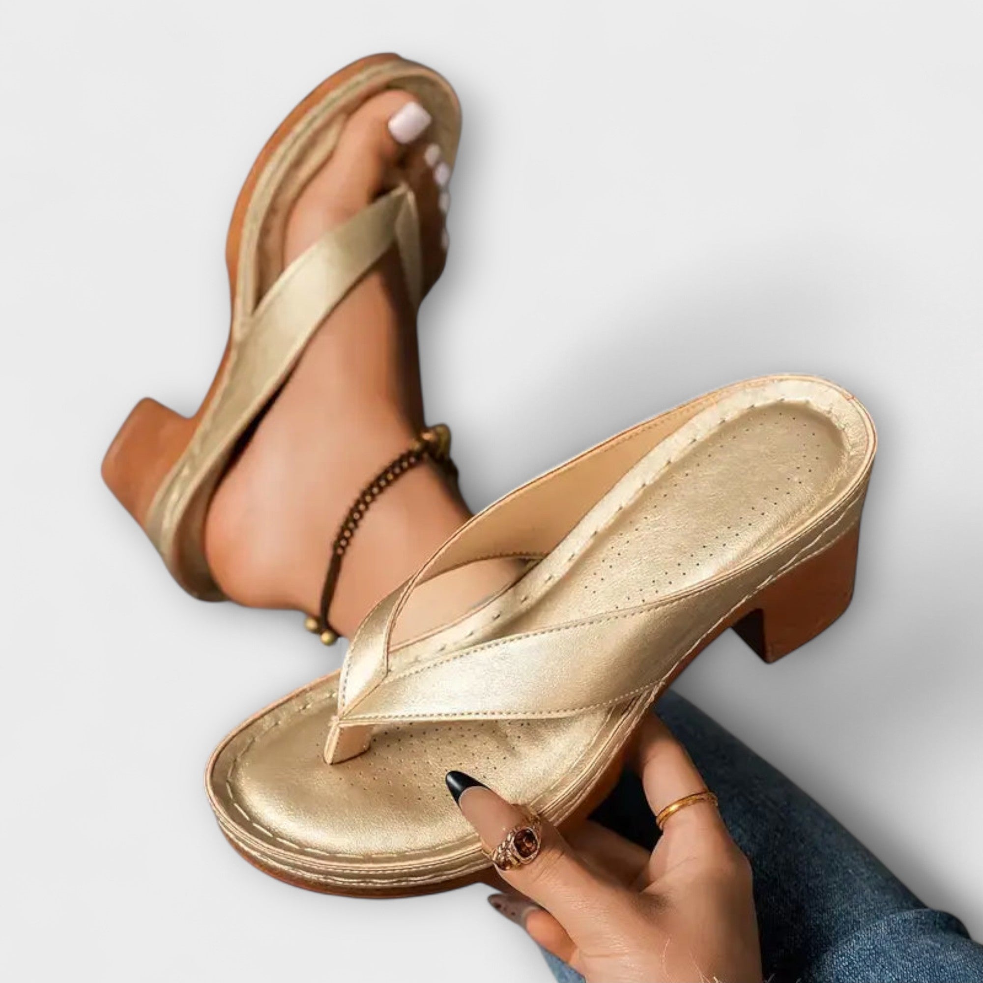 Emily - Ortopædiske Hæle Slippers