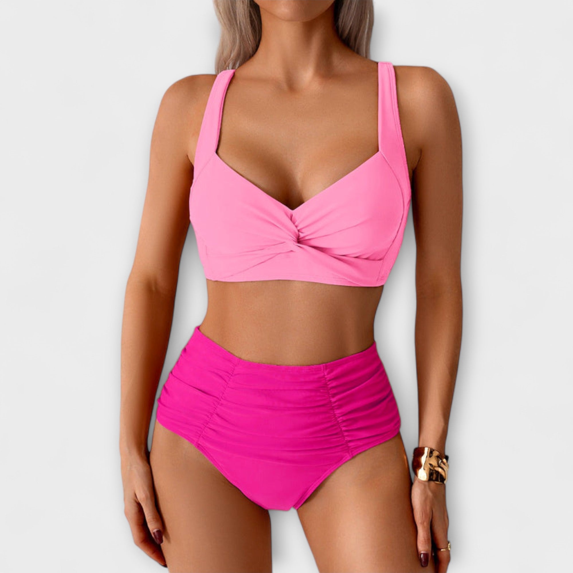 Zoe - Ruffled Bandeau Badedragt