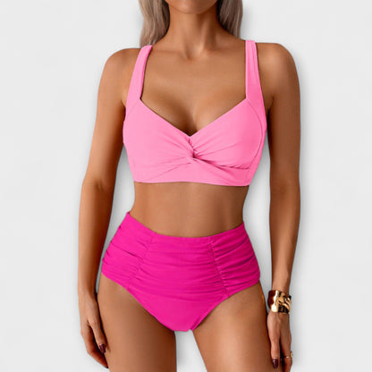 Zoe - Ruffled Bandeau Badedragt