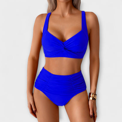 Zoe - Ruffled Bandeau Badedragt