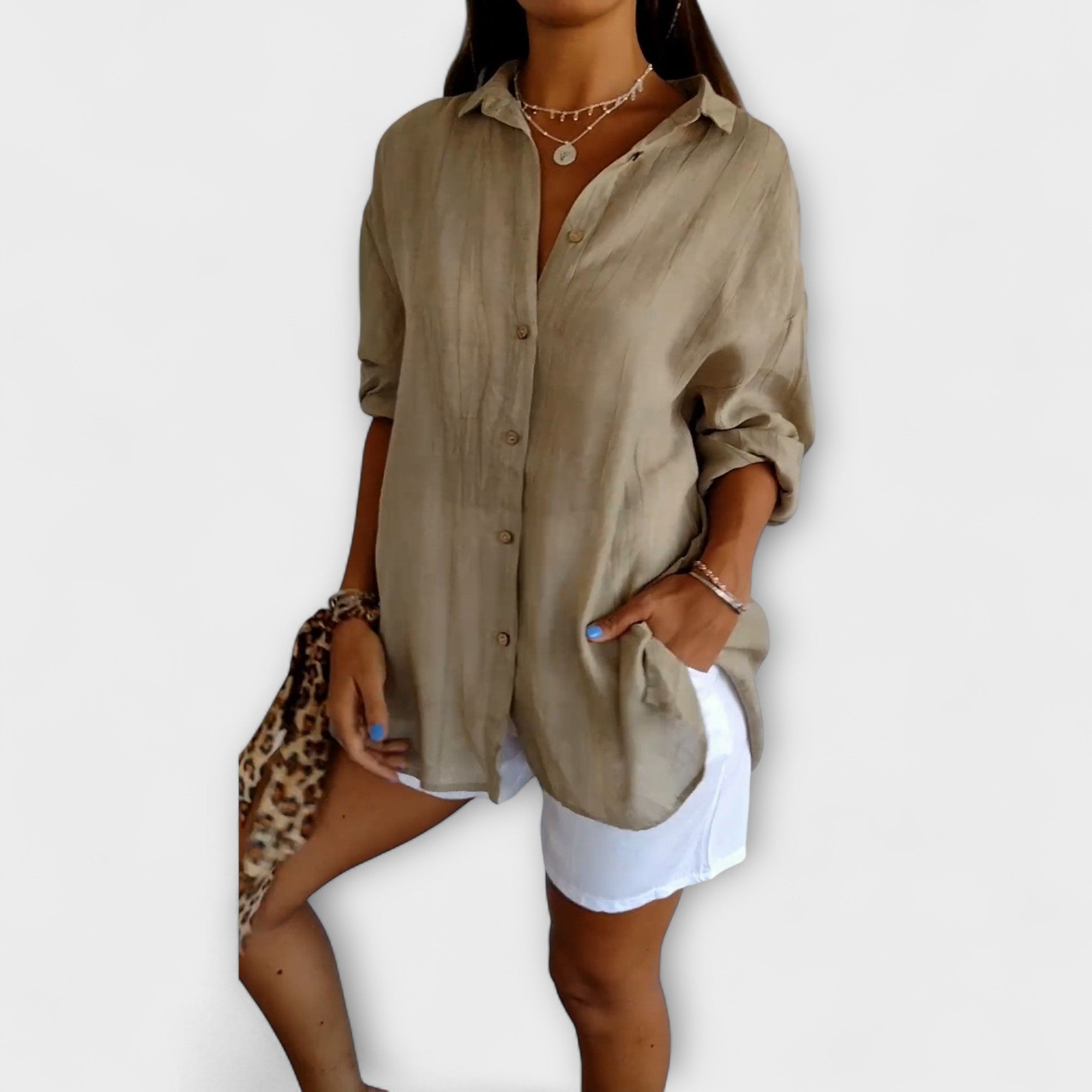 Saskia - Elegant Bluse til Kvinder
