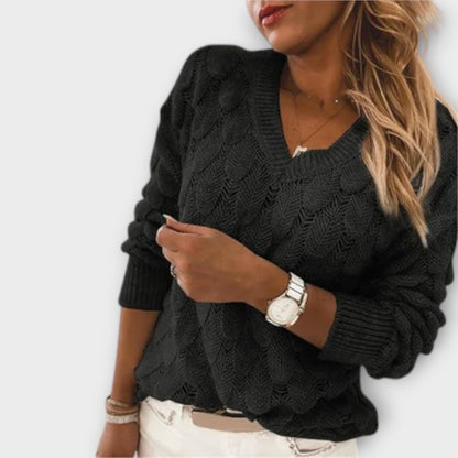 Noemier - Pullover med V-hals