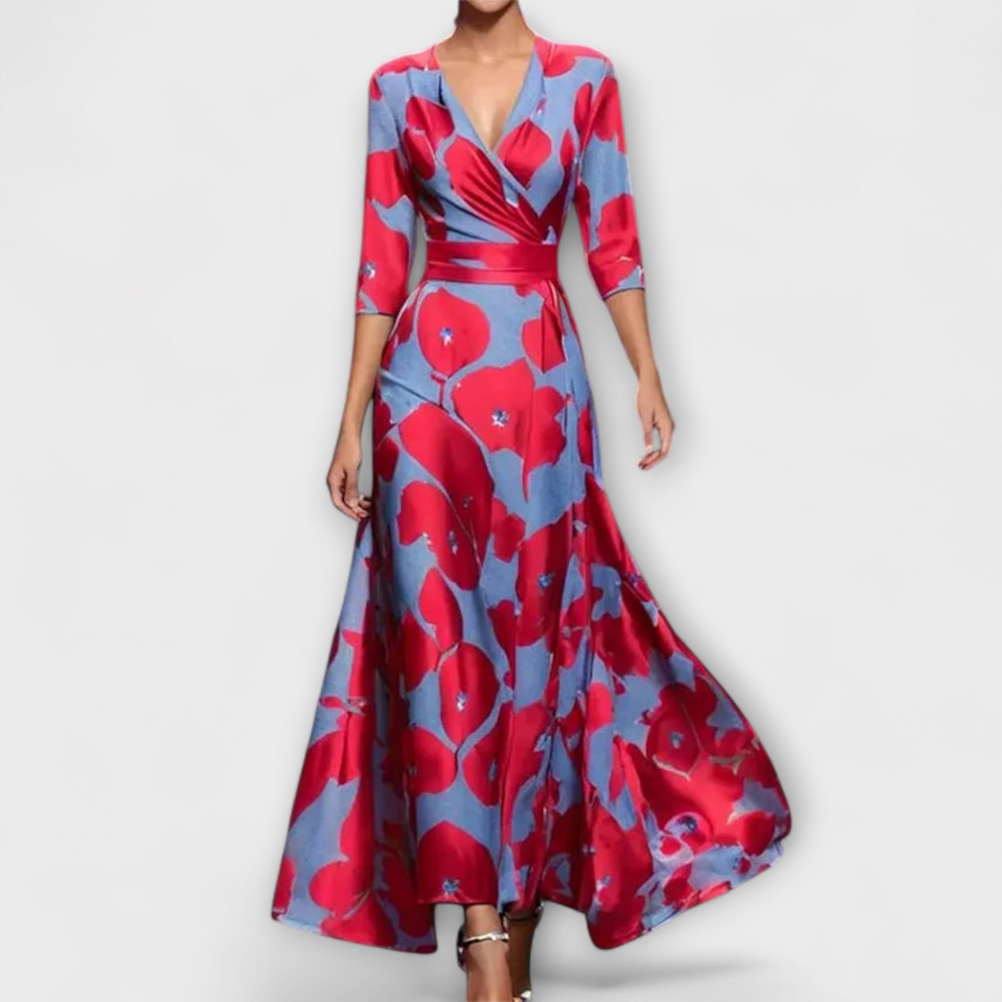 Alma - Elegant Ærmedesign Kvindekjole